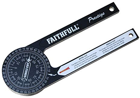 Faithfull FAIMSPCNC Gehrungssägen-Winkelmesser, schwarz, 1