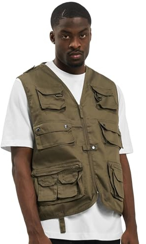 Brandit Hunting Vest, Oliv, Größe XL