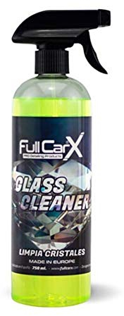 AutoFullCar Glass Cleaner 750 ml Nettoyant vitres de voiture professionnel, dégraissant, anti-buée, brillance durable, séchage rapide, Detailing vitres pare-brise miroirs