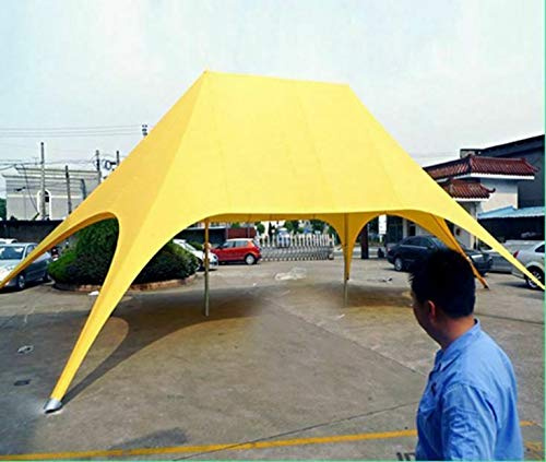 Waterproof Wedding Event Beach Yard Patio Mini Double Star Stretch Tent NEW (Size: 35x26x13ft.)