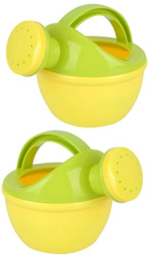 Toddmomy 2Pcs Kids Watering Can Bath Water Can Plastic Watering Can Kids Bath Toys Beach Toys Play Sand Toys for Toddlers Kids