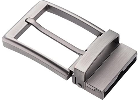 Baoblaze Herren Gürtelschnalle 35mm Single Prong Rechteck Dornschließe,01
