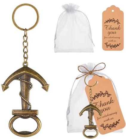 Bottle opener Anker Flaschenöffner Bieröffner Kreativer Kronkorkenöffner bausatz Bierkorkenzieher weihnachten Männergeschenke Geschenk Piratenserie lustig Korkenzieher für Barbarkeeper