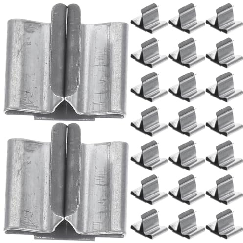HOMSFOU 100 Uds Pestañas De Mecha De Vela Soporte De Mecha para Hacer Velas Accesorios para Centrar Y Fijar Mechas En Tarros 0.62X0.51X0.43In
