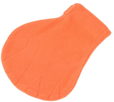 Aramox Guante de Unión a Prueba de Mordeduras para Animales Pequeños como Petauros del Azúcar, Hámsteres y Ratas Erizos, Actúa como una Manga Calmante (Orange)