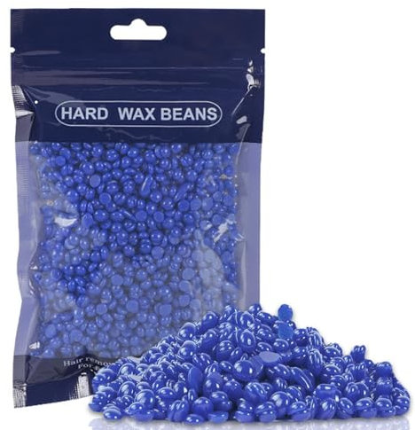 100 g brasilianisches Wachs, brasilianisches Wachs, professionelles Haarentfernungswachs für Damen und Herren (blau)