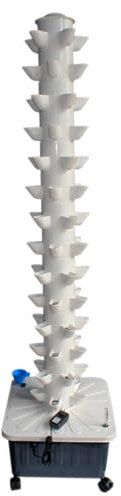 GLFNB GFF Torre idroponica, Kit Sistema di Coltura idroponica, Sistema di Coltura Indoor, Torre di Coltura Verticale, Livelli 14, 70 Posizioni di Semina, Torre idroponica