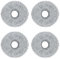 KUKUPOW Set di 4 panni di Ricambio per Dreame Sweeper L10 Ultra L10s Pro L10s Ultra L20 Ultra Xiaomi X10+ Robot Vacuum Cleaner. Lavabili e Riutilizzabili