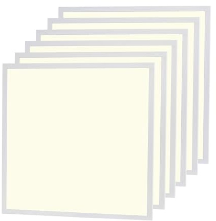 Ledvion 6er Set LED Panel 36W 3000K UGR <22 | Flimmerfreies, gleichmäßiges Arbeitslicht für Rasterdecken in Büro, Schule, Praxis, Werkstatt oder Gewerbe