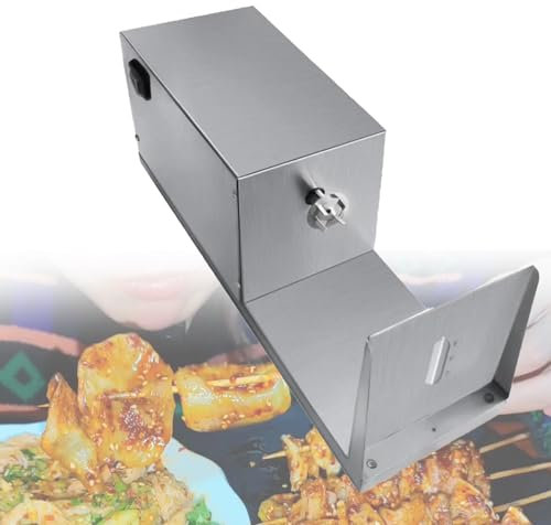 Affettatrice per patate Affettatrice elettrica per patate Tornado a spirale con spiedini di bambù gratuiti Macchina per tagliare le patate ritorte in acciaio inossidabile Macchina per tagliare le ver