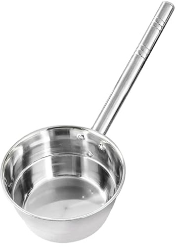 Milageto Big Spoon Kitchen Water Dipper Stainless Steel Sturdy 10inch Soup Ladle Large Lade for Stirring Serving Soups Gardening