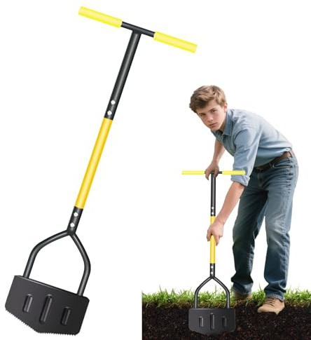 Kantenstecher Werkzeuge - Garten Hand Kantenschneider Rasen Werkzeuge Mit Sägezahn,Multifunktions-Schaber Mit Ergonomischem Griff Für Blumenbeet Treppe Gras Reinigung
