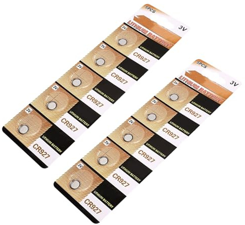 Lot de 5/10 piles bouton CR927 3 V au lithium de rechange pour montres, calculatrices, télécommandes, jouets