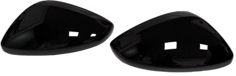Cache RéTroviseur Pour Peugeot 208 2008 2019 2020 2021 2022 2023 2024 2025 Coque De Rétroviseur Extérieur De Remplacement Couvercle RéTroviseur(Noir brillant)