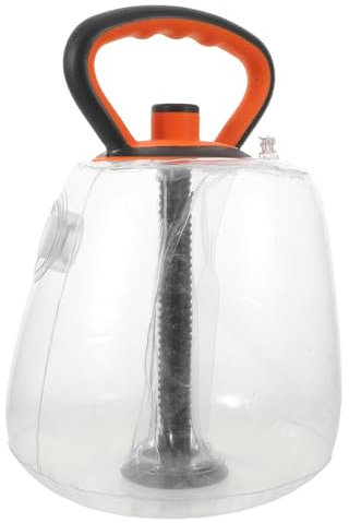 Outanaya Adjustable Orange Water-fillable Kettlebell 40mm for Home Gym Leg Workout Fitness Equipment Kettle Weight for Women and Beginners