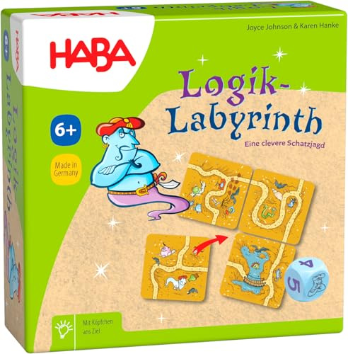 HABA 301886 - Logik-Labyrinth, Legespiel