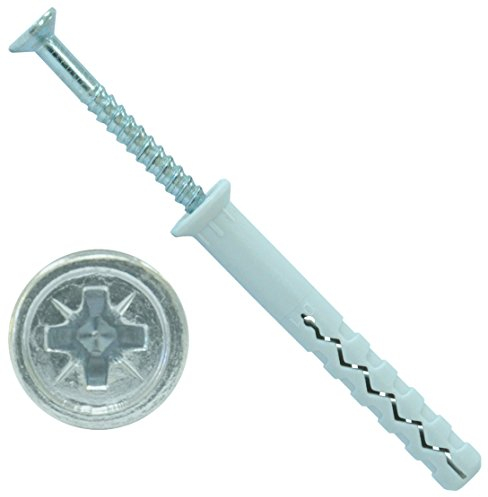 PARCO Lot de 200 chevilles à clou ND 6,0 x 60 mm à tête fraisée galvanisée