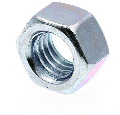Prime-Line 9073565 Finished Hex Nuts, 1/2 in.-13, A563 Grade A Zinc Plated Steel (50 Pack)