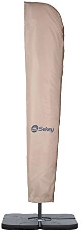 Sekey Custodia per Ombrello a Lampione/Ombrello, Copertura Protettiva | 265×48/70 cm – Poliestere 100% Impermeabile, Resistente all’UV