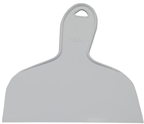 DEWEPRO® Kunststoff-Spachtel 150mm Fugenspachtel - Kunststoffspachtel aus strapaziergähigem Polystyrol (PS) - Breitspachtel - Flächenspachtel