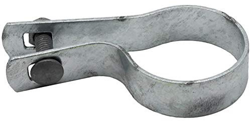 Jake Sales 1-7/8 Tension Band for Chain Link Fence - Use for 1-7/8 Outside Diameter Post/Pipe - Galvanized Chain Link Tension Band - Qty 12