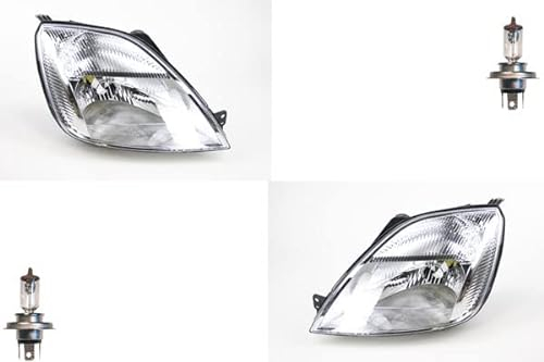 Johns, Scheinwerfer Halogen passend für Ford Fiesta 02 02-05 Satz mit H4 Links Rechts