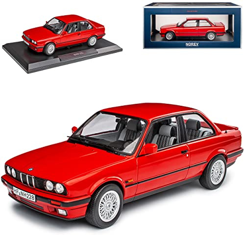 Norev B*M*W 3er E30 325i Coupe Rot 1982-1994 1/18 Modell Auto