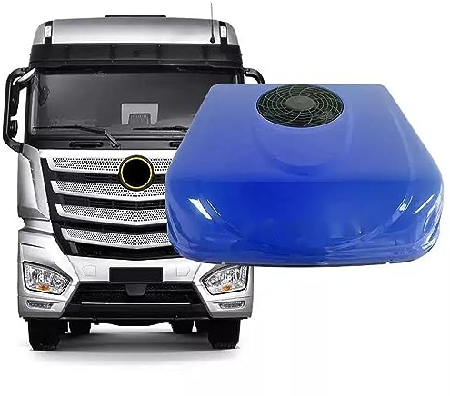 24V Double Rotor Air Conditioner 12V DC Roof Top Air Conditioner for Truck RV Caravan Outdoor Camper Van (24V)
