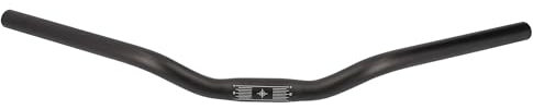 Ergotec Fahrradlenker H-Bar 25,4 mm – 600 mm Breite – Aluminium schwarz eloxiert – 30° Biegung, ergonomisch für MTB, Trekking & Citybike