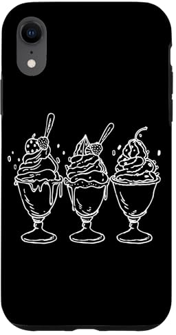 Hülle für iPhone XR Eisbecher Comic Eismann Beruf