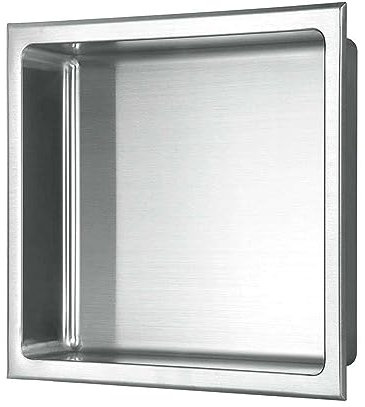 wasserdichte, Moderne, platzsparende Duschnische, Badezimmerschrank, Nische, Fliesenaufbewahrung, versenkter Duschraum aus Edelstahl 304 für die Aufbewahrung von Shampoo/Toilettenartikeln, 9,2 x 13,