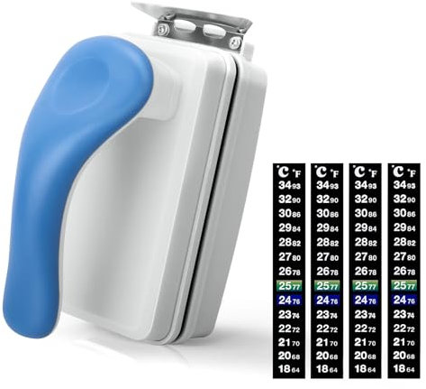 Mini Aquarium Scheibenreiniger Magnet,Mit Algenschaber,Doppelseitiger Schwimmender MagnetbüRste FüR Glasreiniger FüR Aquarien Mit Einer Dicke Von 1/4 Zoll,Reinigungswerkzeug FüR Aquarien