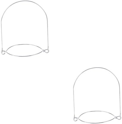 GLEAVI 24pcs Mason Jar Hooks Handles Wide Mouth Steel Hanger for Decor Pint Jars Decor Wedding Party Lighting
