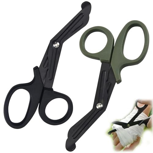 Lot De 2 Ciseaux Infirmier,Ciseaux Medical,Ciseaux Médicaux,Ciseaux Infirmière,Ciseau Infirmiere,Pince Kocher Infirmier,Pour Médecin Ou Infirmière, Salle D'urgence Ou Camp Extérieur