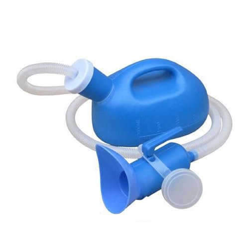 Dubbulon Unisex-Urinalflasche,Urin-Reiseflaschen für Frauen | 2000 ml Urinflaschen für Frauen, auslaufsicher, Reise-Campingauto-Urinale mit Deckel