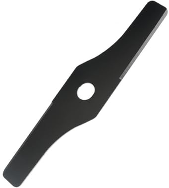 TopHomer Lama per decespugliatore in acciaio, 33 cm, ricambio per tagliabordi, colore nero