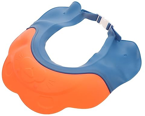 Yardwe Duschhaube mit Ohrenschutz aus Kunststoff Verstellbar Leicht zu Reinigen für Haare Waschen und Baden von Kleinkindern