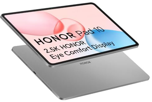 HONOR Pad 10 WIFI Tablet 8GB 256GB, 7 Gen 3 Snapdragon, 10100mAh Batteria, 12,1 Pollici 120Hz 2.5K Display, 6 Altoparlanti, Corpo in Metallo, Google Service, Android 15, Grigio