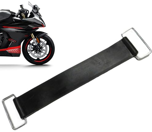 Batterilåda rem: elastiskt batterihållare, säkert fästband | robust motorcykelfläns, justerbar klämma för motorcykelbatteri, terräng, snöskoter,