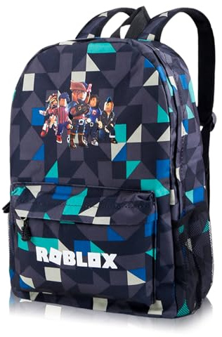 yumcute Ro-blx Kinder Rucksack, Druck rucksack Jugendlichen, Rucksack Jungen 10 Jahre, kinder Schulrucksack Jungen, Große Kapazität Reiserucksäcke, Cartoon Anime Schultaschen für Kinder