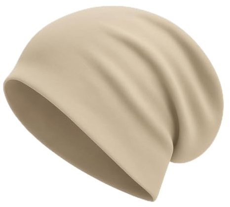 DANAEST Beanie Mütze Damen Herren Baumwolle Jersey dünn Übergangsmütze