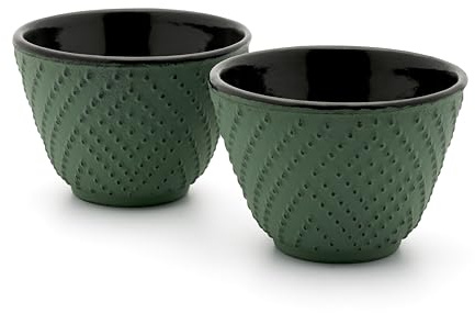 Bredemeijer - Tasses Yuka Fonte Vert - Lot de 2 tasses à thé