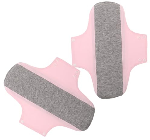 FENICAL Compresas Reutilizables de Algodón Ultrafinas para Incontinencia Femenina Posparto, Lavables y Cómodas, Ideales para Cualquier Etapa de Recuperación, Pack de 2 Piezas