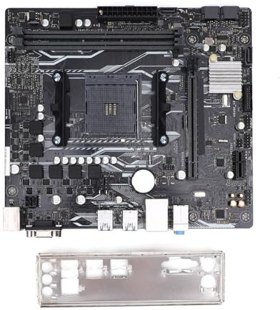 Funien Scheda Madre AM4 per PC A320M-F, Scheda Madre Micro ATX Compatibile con APU Ryzen Athlon, DDR4 32GB 3200MHz Dual Channel 6Gb/s per PC Desktop.