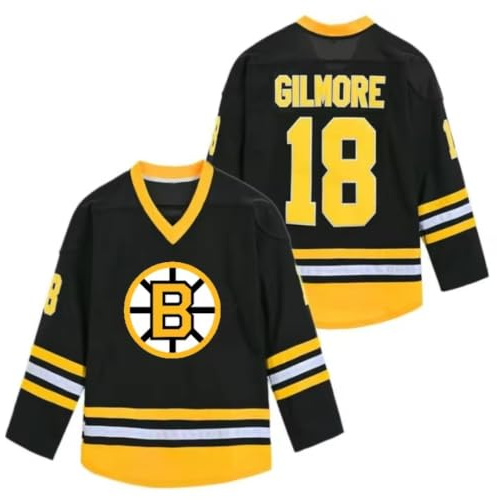 Oversized Fit Happy Gilmore Boston Lightweight Ice Hockey Jersey Shirt Top 1996 Comedy Golf Film 90s Sports Fancy Dress Outfit