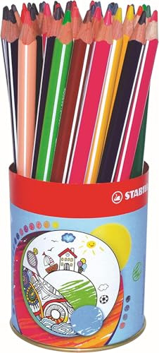 STABILO - Dreikant-Buntstift - Trio dick | 38er Metalldose