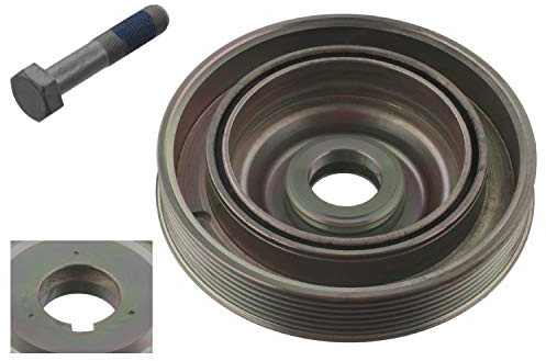 febi bilstein 33802 Riemenscheibe (entkoppelt) für Kurbelwelle, mit Schraube, 1 Stück | Kompatibel mit: CITROËN C4 Coupe, C4 GRAND PICASSO I, C4 I, C4 II, C4 PICASSO I Großraumlimousine, C5 II, C5 II Break, C5 III