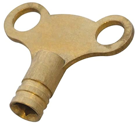 Amtech - Brass Radiator Bleed Keys, Pack of 100, Durable, Standard Valve Fit, for Domestic Heating Systems