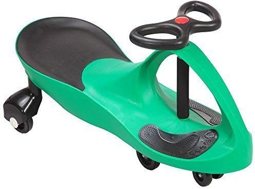 Rexco Swing Car Ride On Swivel Scooter Childrens Toy Kids Wiggle Gyro Twist And Go Xmas (Green)