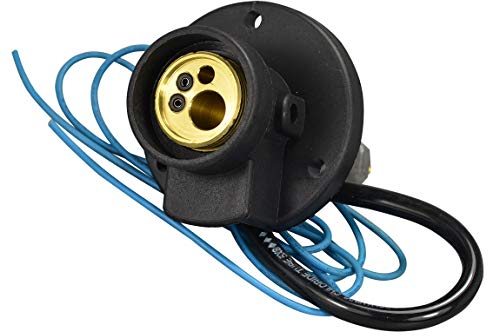 RIVERWELD Binzel Style MIG MAG CO2 Welding Torch Central Connector Panel Socket Female Adaptor Euro Conversion